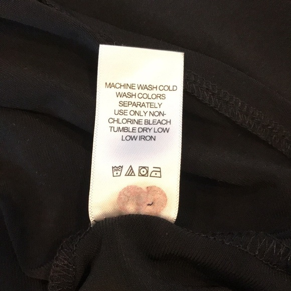 2/$25 JESSICA LONDON Black Shirt With Neck Tie Size 18/20 - Picture 7 of 9